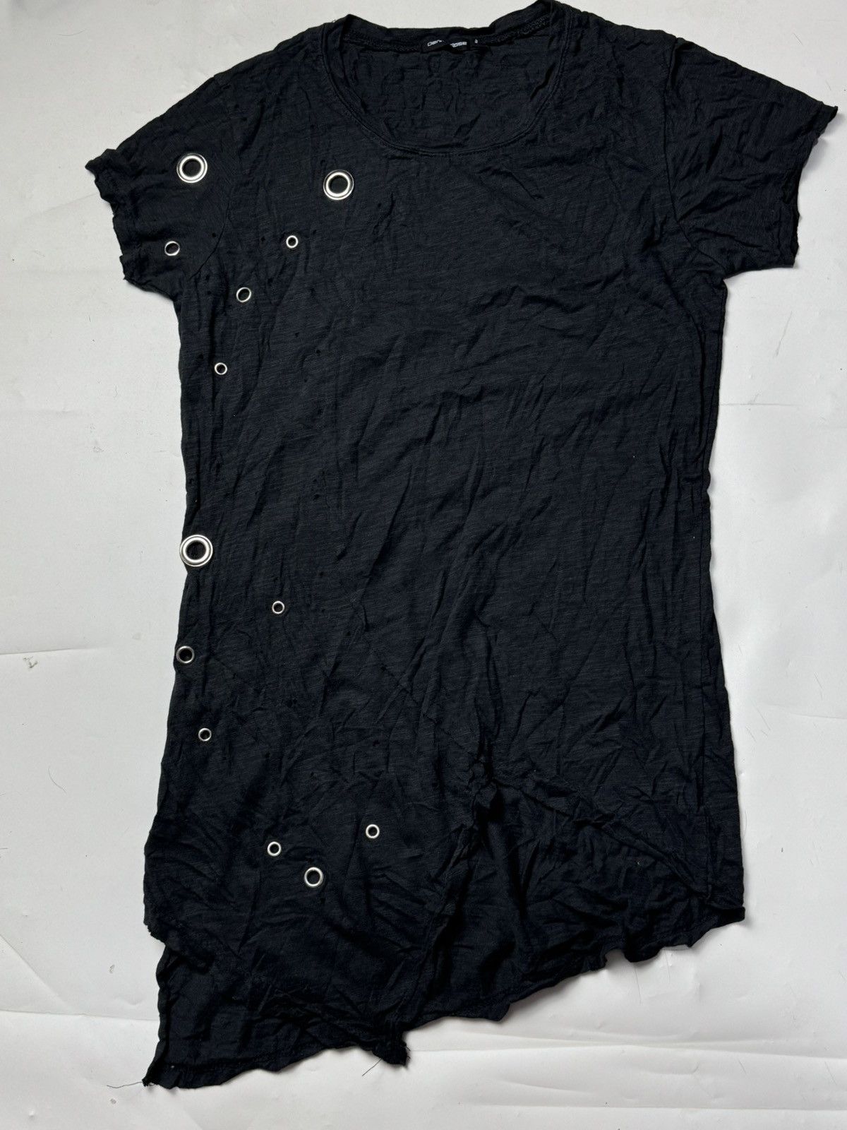 Yasuyuki Ishii Japanese Ifsix Dennyrose Ring Distressed Asymmetrical Size US S / EU 44-46 / 1 - 2 Thumbnail