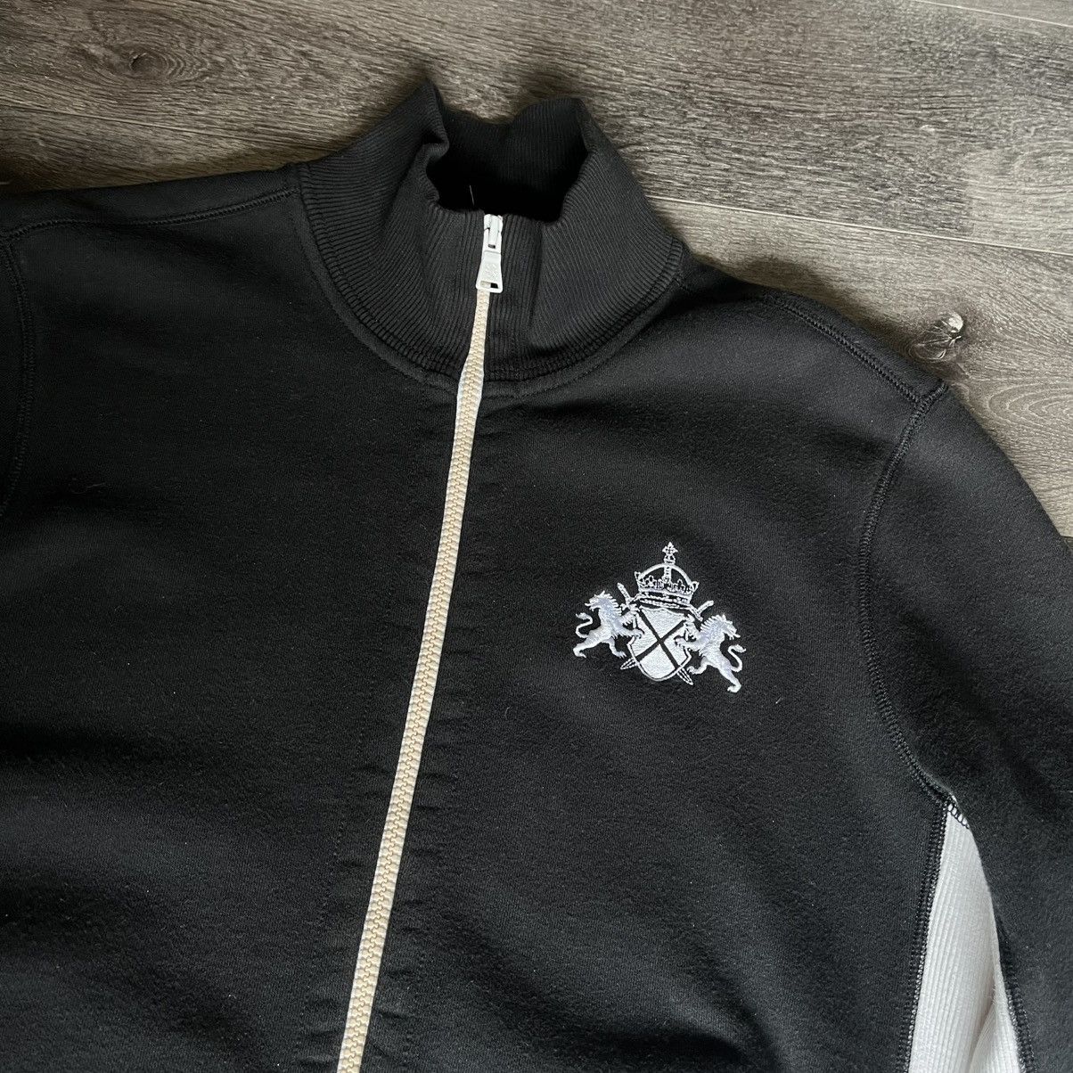 Express × Vintage Vintage Y2K Express Crest Lion Small Logo Track Jacket Black Size US M / EU 48-50 / 2 - 3 Thumbnail