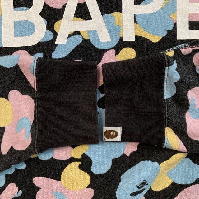 Bape BAPE LOGO multi camo sweat shirt cotton candy camo APE Size US L / EU 52-54 / 3 - 5 Thumbnail