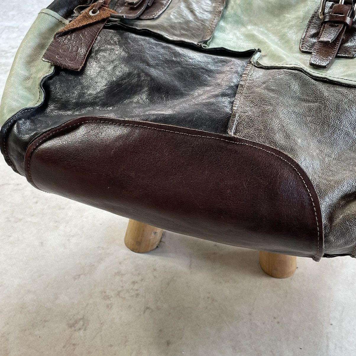 Japanese Brand × Other A.S.98 Airstep Patchwork Multicolor Leather Bag Size ONE SIZE - 11 Thumbnail