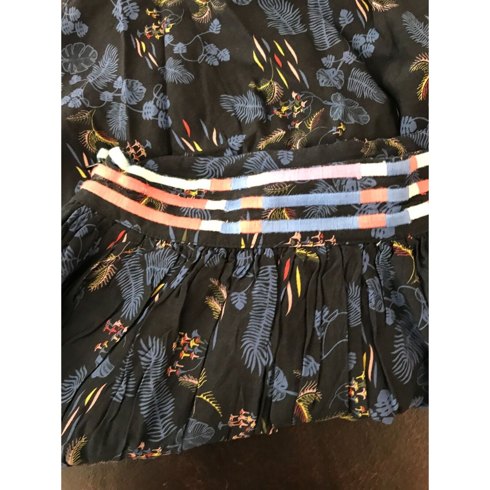 Anthropologie Anthropologie Let Me Be Tiered Boho Floral Print Mini Skirt Size 30" / US 8 / IT 44 - 5 Thumbnail