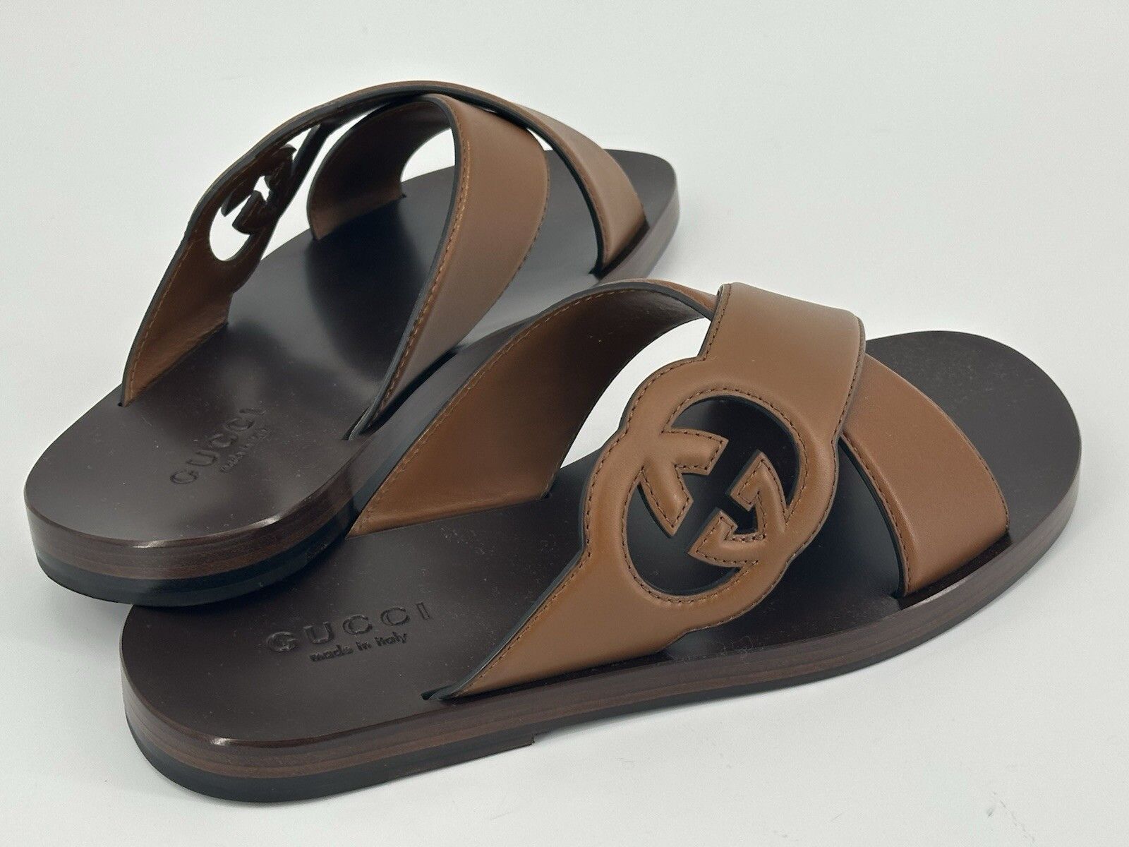 Gucci New Gucci Sandals Men's Size-EU-42/US-9/UK-8 Size US 9 / EU 42 - 7 Thumbnail