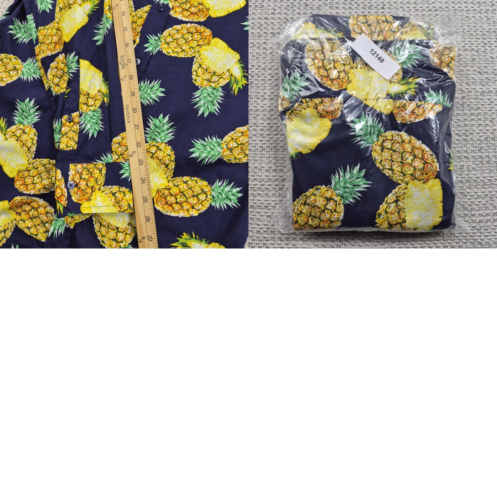 Vintage VTG Mr. Xe Shirt Mens M Button Up Pineapple Hawaiian Aloha Long Sleeve Floral Xé 90s Beach Tropical Vintage Size US M / EU 48-50 / 2 - 9 Thumbnail