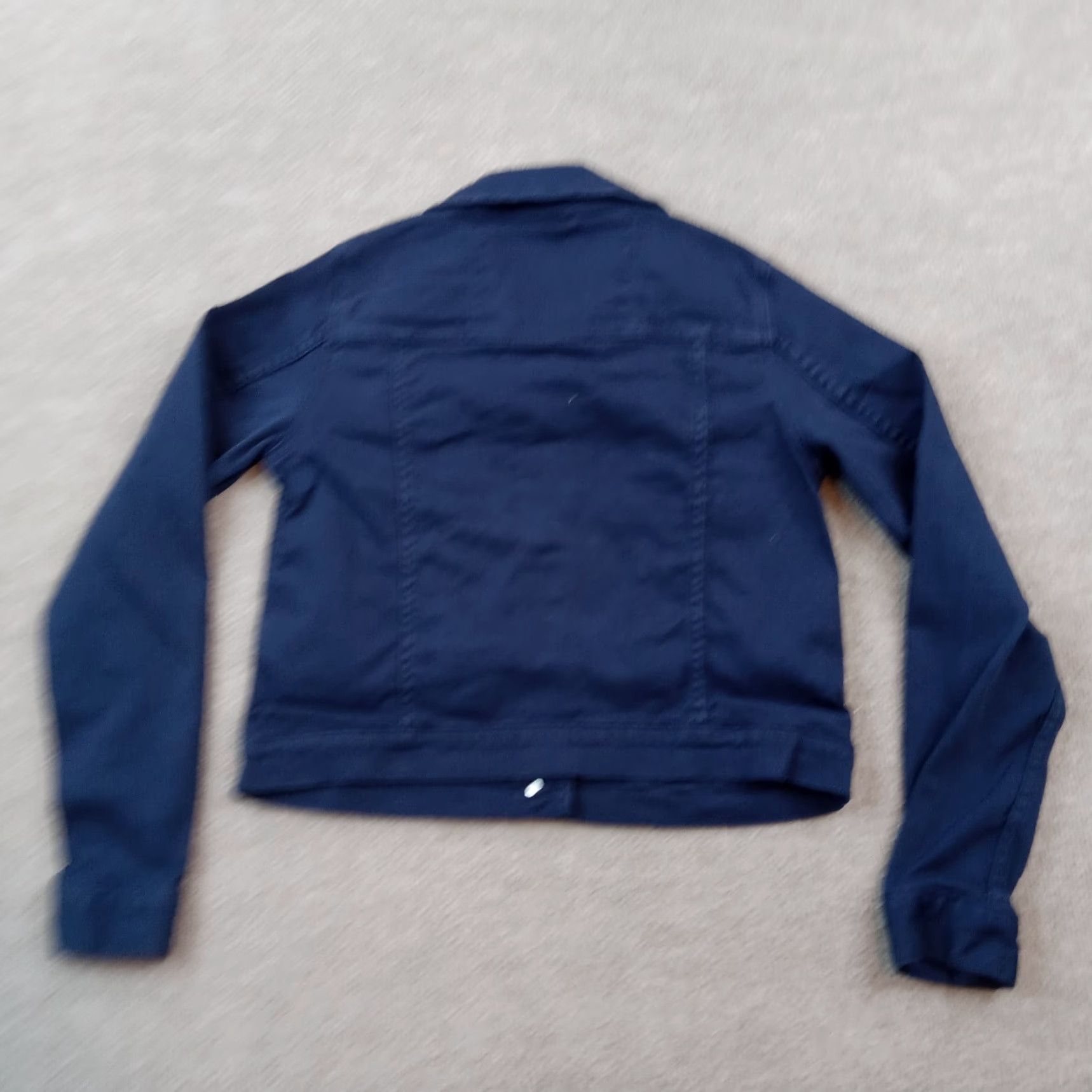 Michael Kors Michael Kors Women's Small Blue Casual Button Front Cropped Stretch Jacket Size S / US 4 / IT 40 - 7 Thumbnail