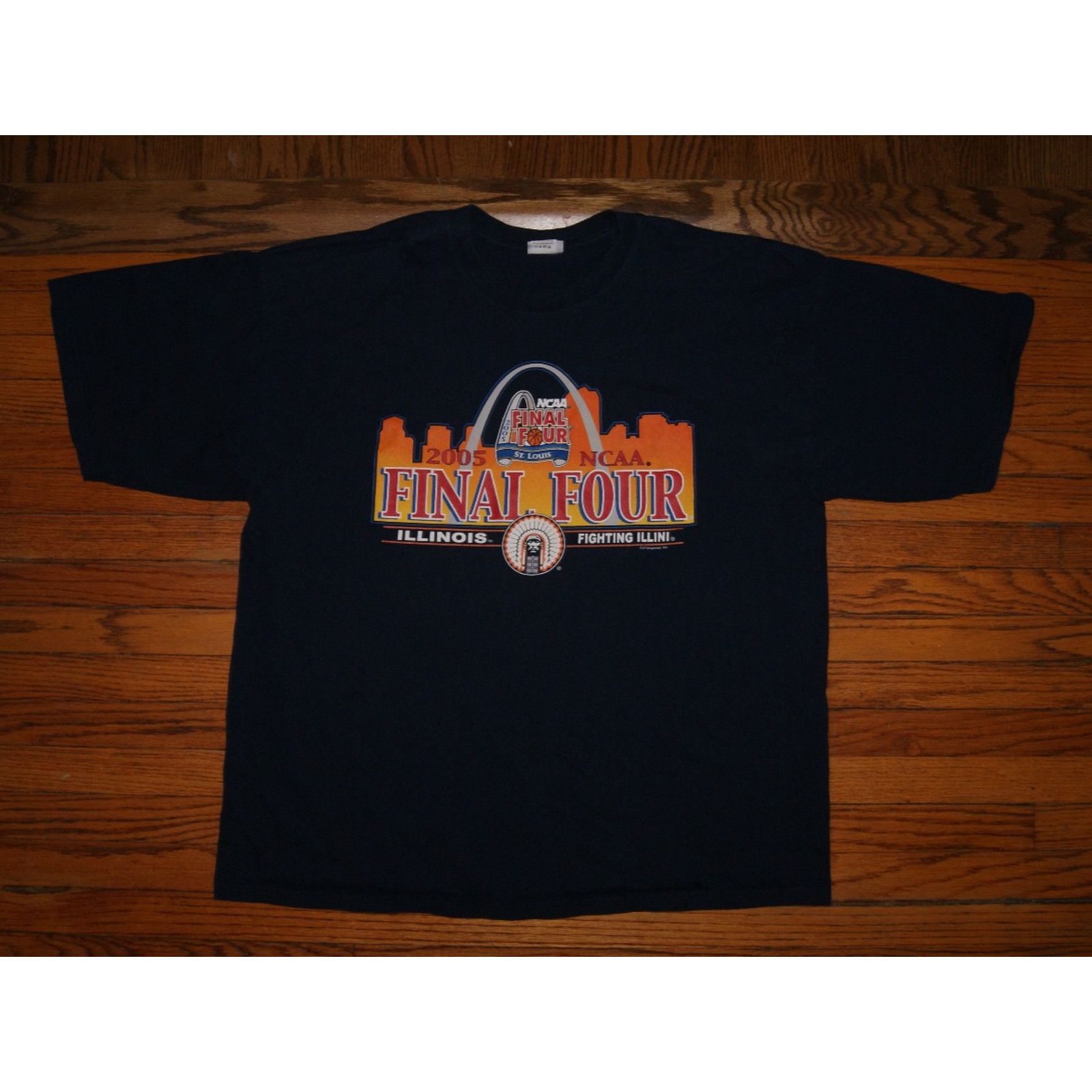 CSA VTG ILLINOIS FIGHTING Chief 2005 NCAA Final Four 2XL TShirt Size US XXL / EU 58 / 5 - 2 Thumbnail