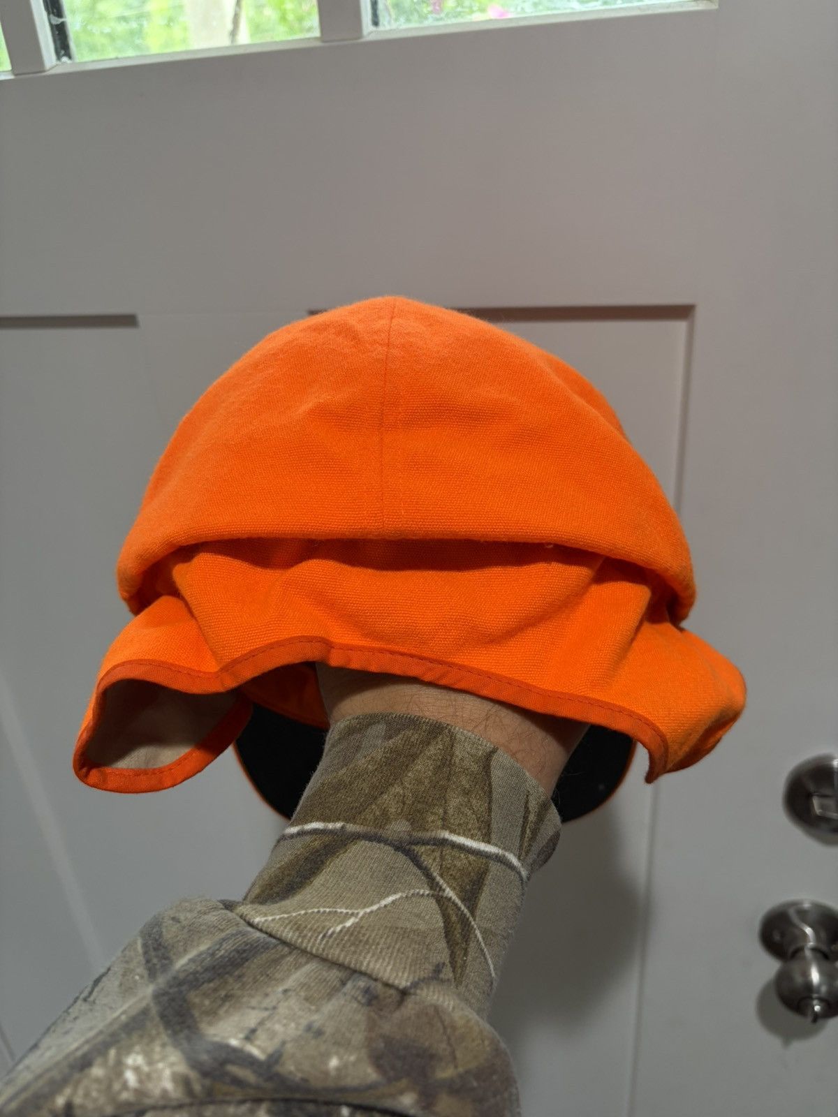 Goretex Gore-Tex Safety Orange Hunting Cap with Ear Flaps X-Large Size ONE SIZE - 4 Thumbnail