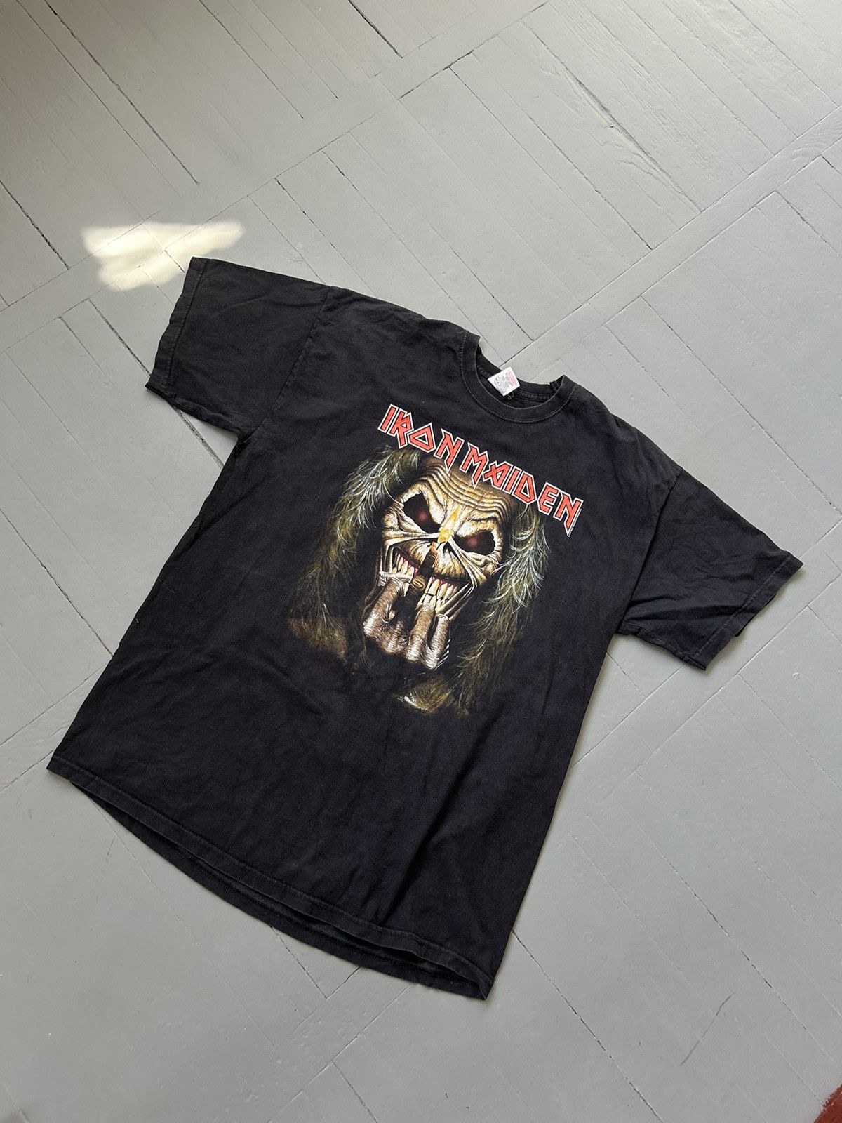 Iron Maiden Iron Maiden rock T-shirt Size US XL / EU 56 / 4 - 2 Thumbnail