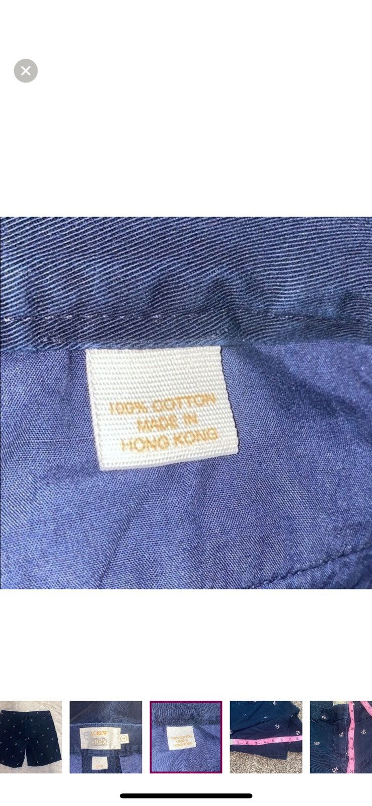 J.Crew J. Crew nautical blue chino shorts size 4 Size 27" / US 4 / IT 40 - 9 Thumbnail