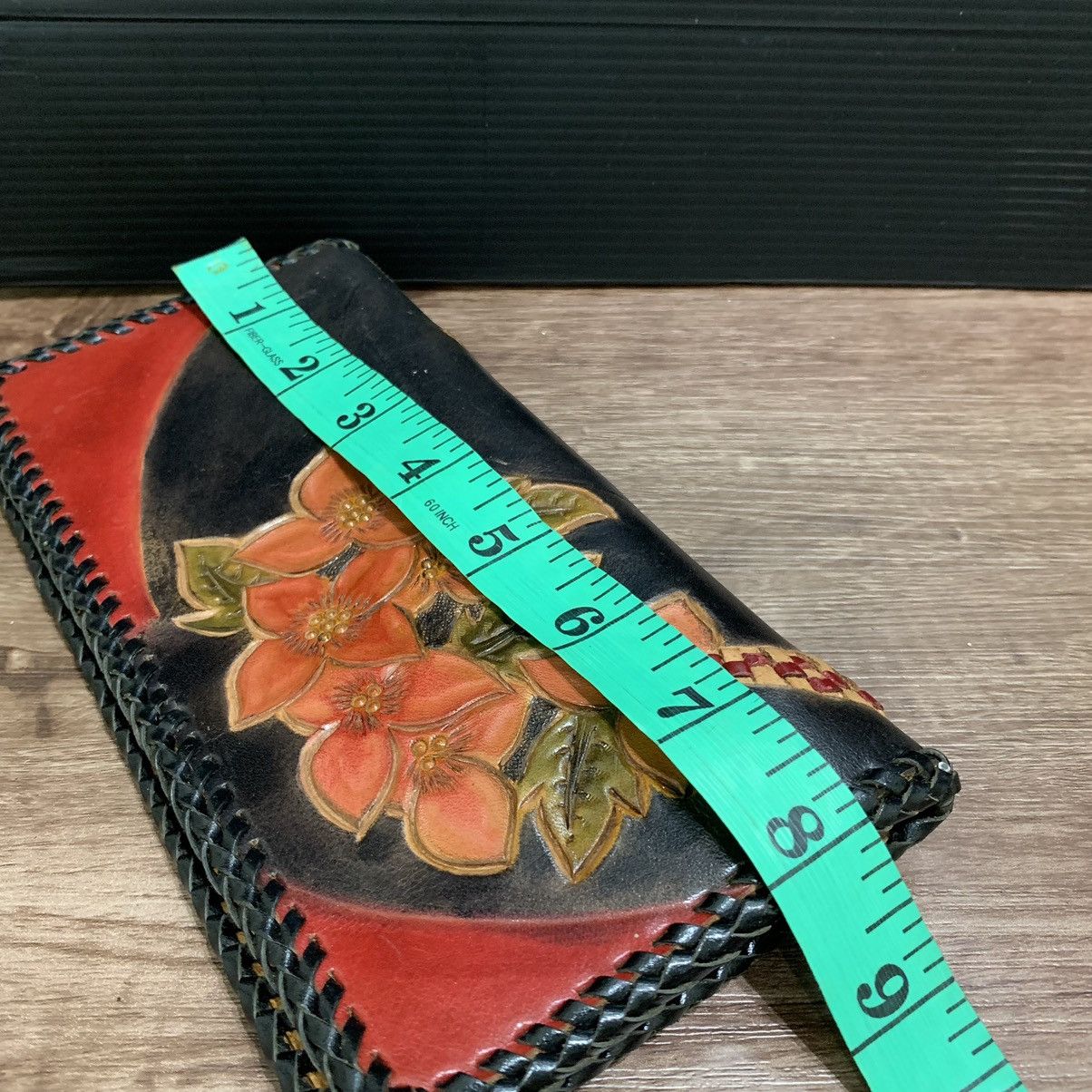 Leather Vintage Flora Embroided Leather Wallet Size ONE SIZE - 5 Thumbnail