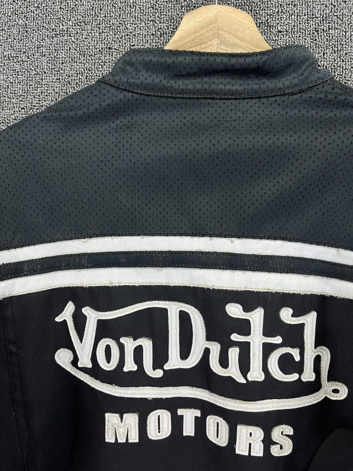 Von Dutch Vintage Von Dutch Trashed Rare Motor Racing Jacket Size US L / EU 52-54 / 3 - 16 Thumbnail