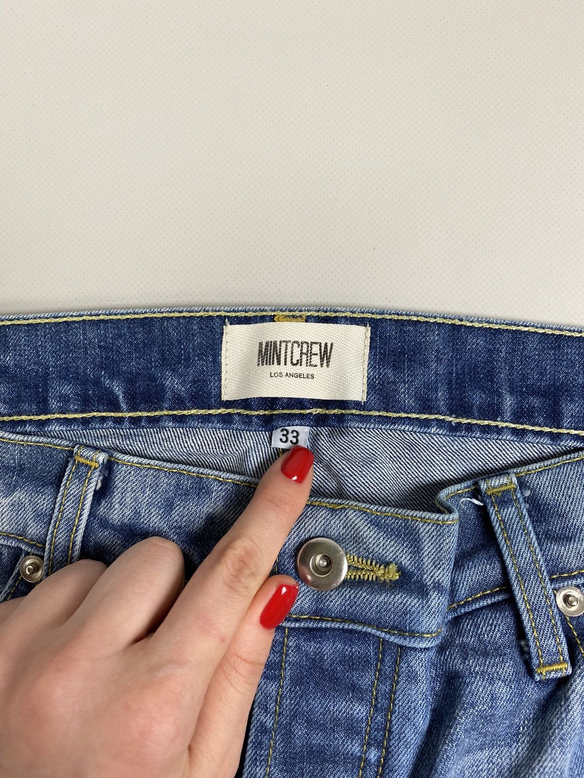 Mintcrew Mintcrew men’s distressed denim skinny jeans size 33 Size US 33 - 13 Thumbnail