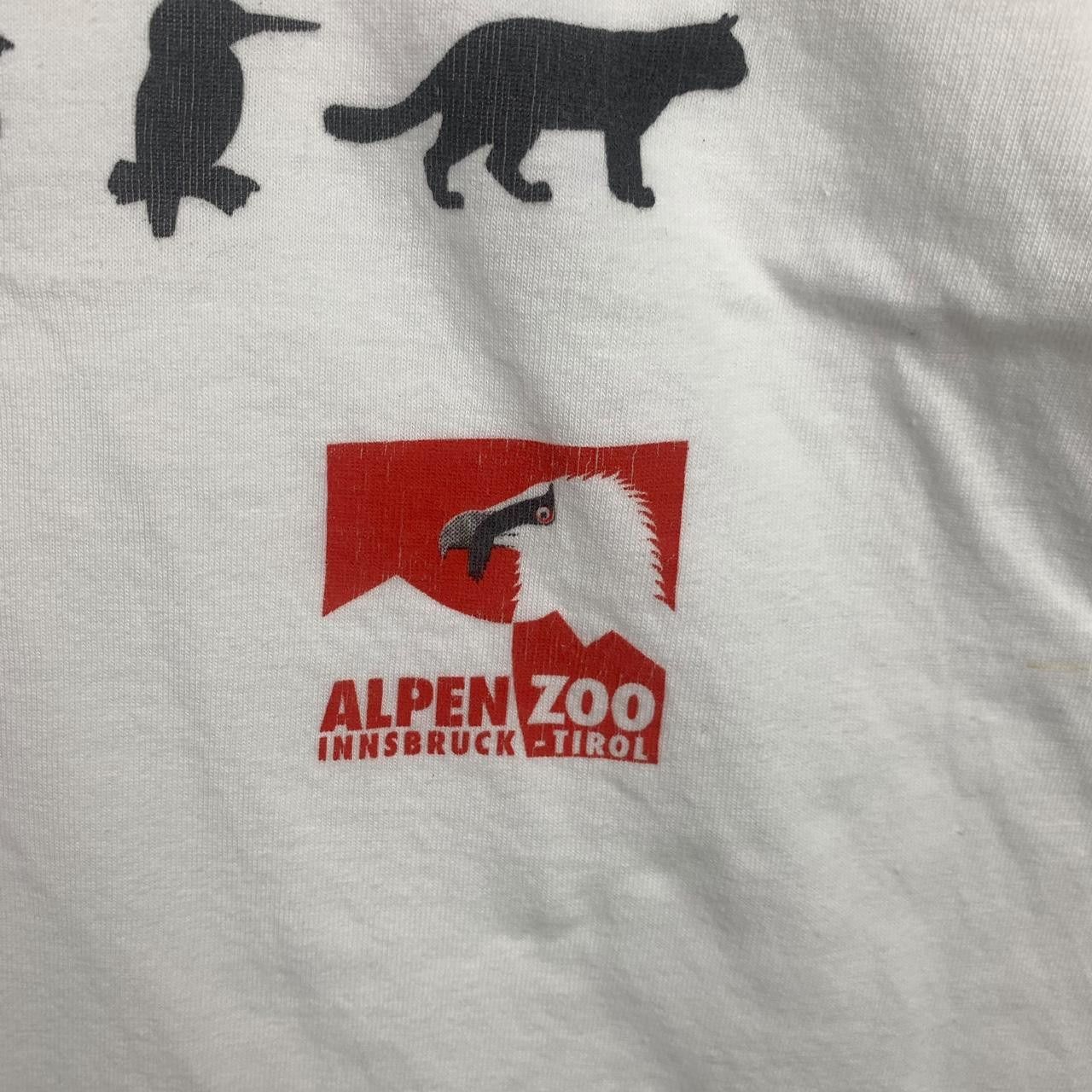 Vintage Vintage ALPENZOO INNSBRUCK-TIROL Tee Shirt Top Official Zoo Size US M / EU 48-50 / 2 - 5 Thumbnail