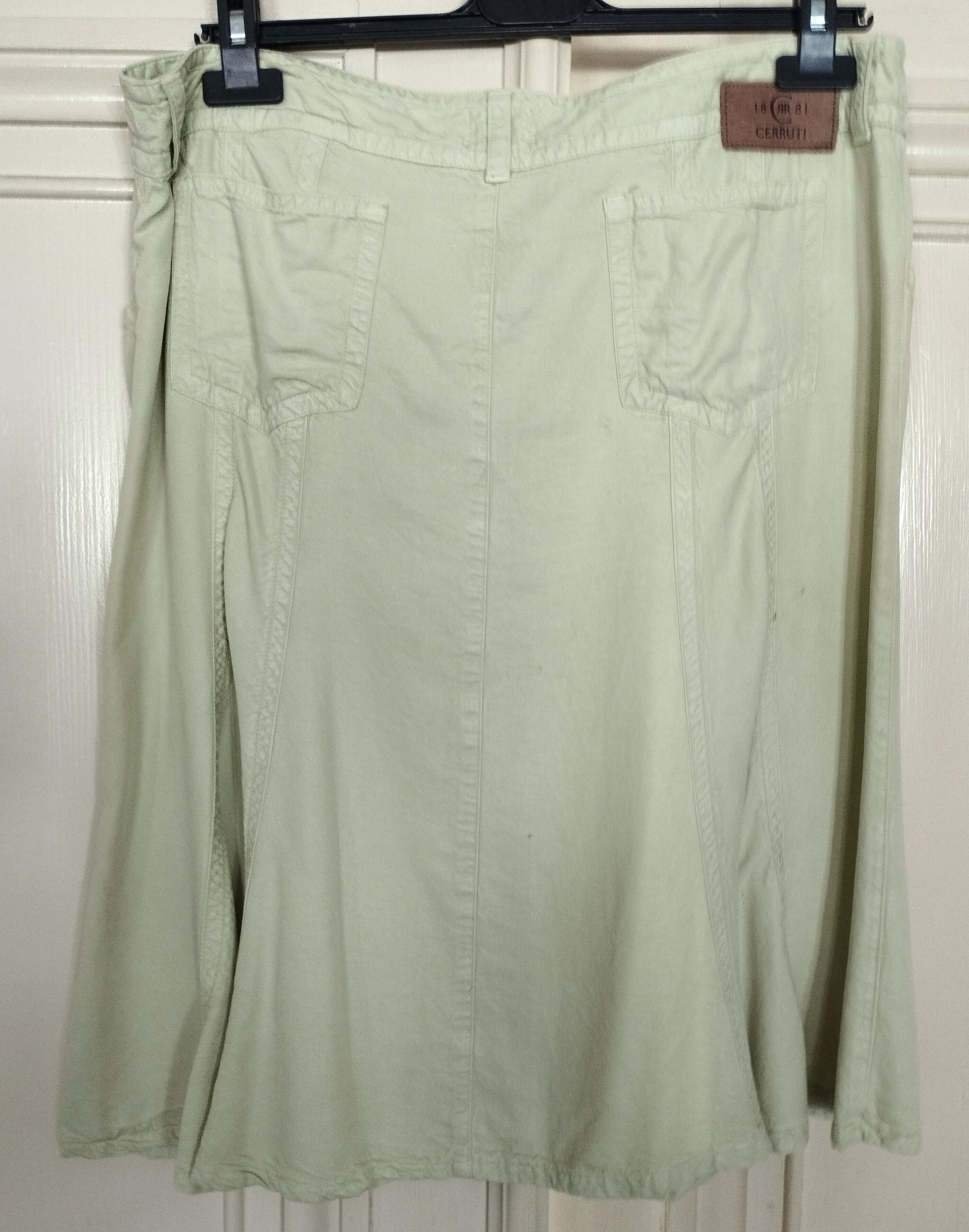 Cerruti 1881 Cerruti Jupe Tencel Suédé T 3XL Size 34" / US 12 / IT 48 - 2 Thumbnail