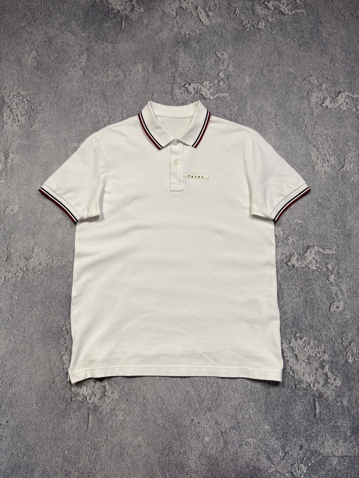 Prada Tab Polo T Shirt Tee Luxury Old Money