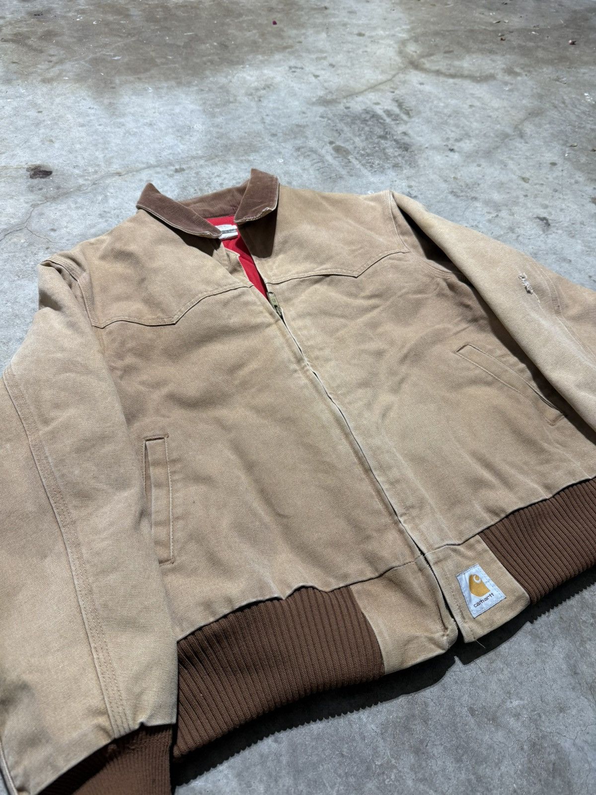 Carhartt 1993 Brown Carhartt Santa Fe Jacket J13 Size US XL / EU 56 / 4 - 2 Thumbnail