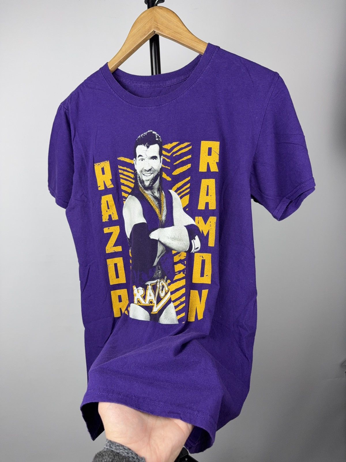 WWE 2020 WWE Razor Ramon Scott Hall Graphic Tee Wrestling Legend Size US M / EU 48-50 / 2 - 6 Thumbnail