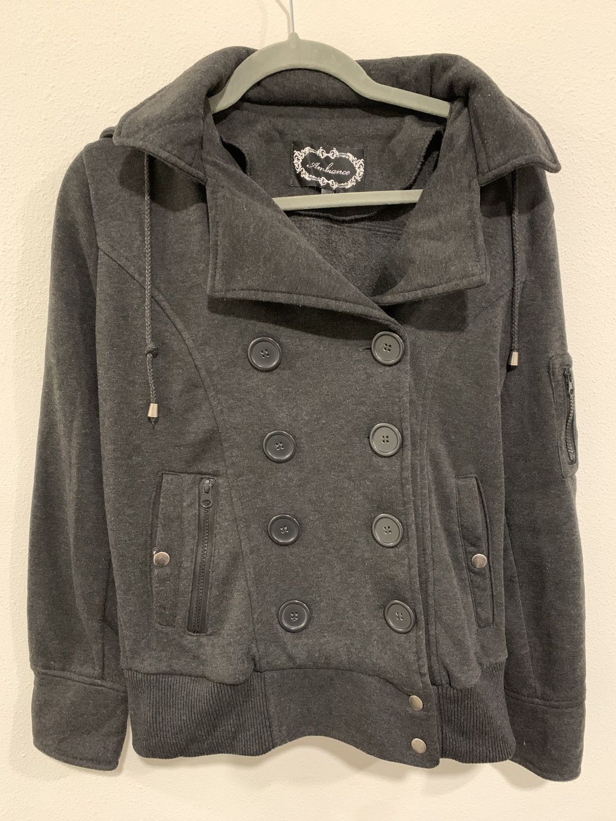 Other Ambiance Button & Snap Rib Knit Cuffs zip up Size L / US 10 / IT 46 - 1 Thumbnail