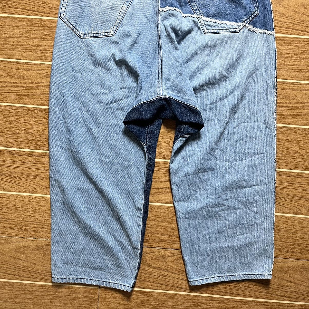 Y's Y's by Yohji Yamamoto Drop Crotch Denim Jeans Size US 29 - 19 Thumbnail