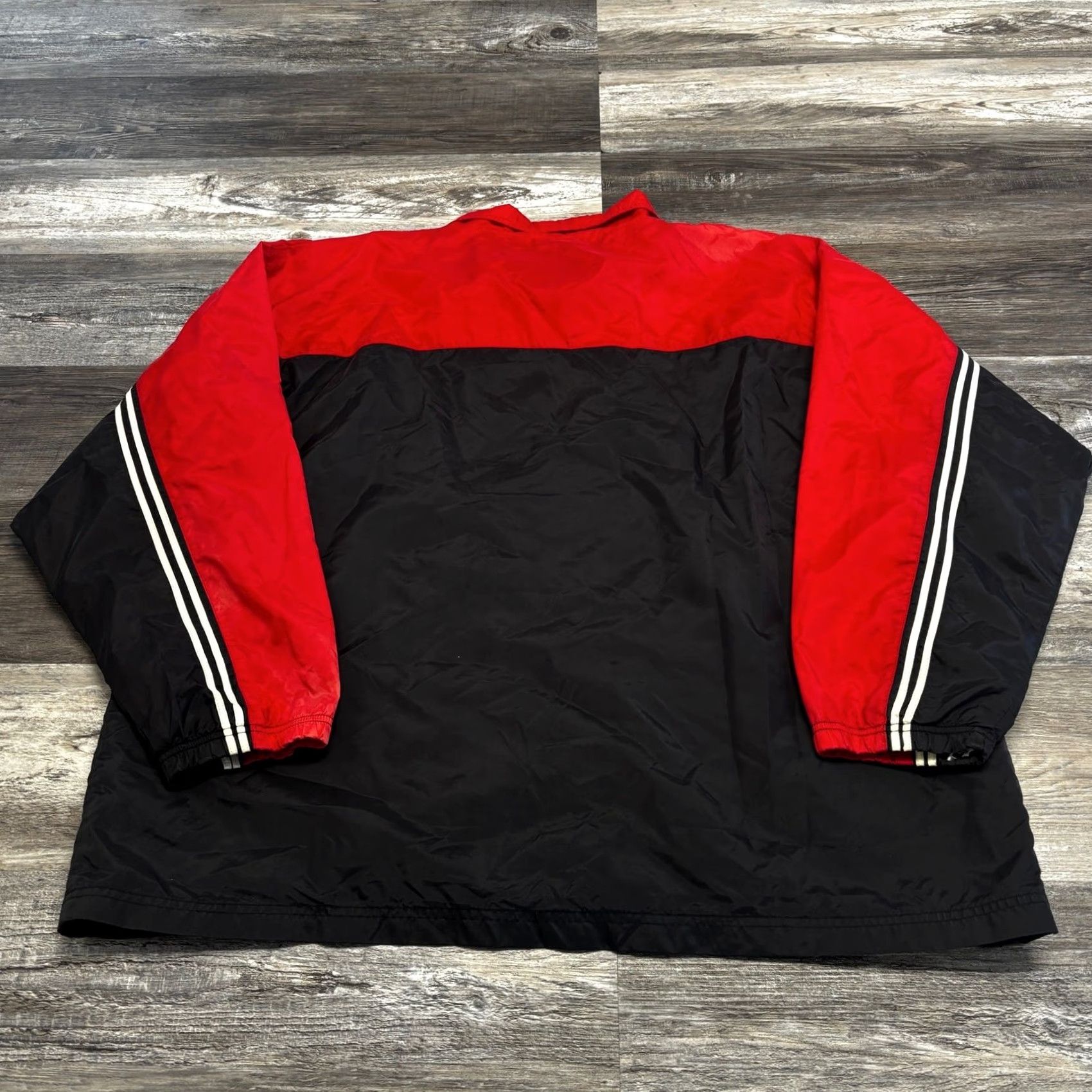 Logo 7 VINTAGE Detroit Red Wings NHL Logo 7 Black Red Mens XL Windbreaker Jacket Size US XL / EU 56 / 4 - 3 Thumbnail