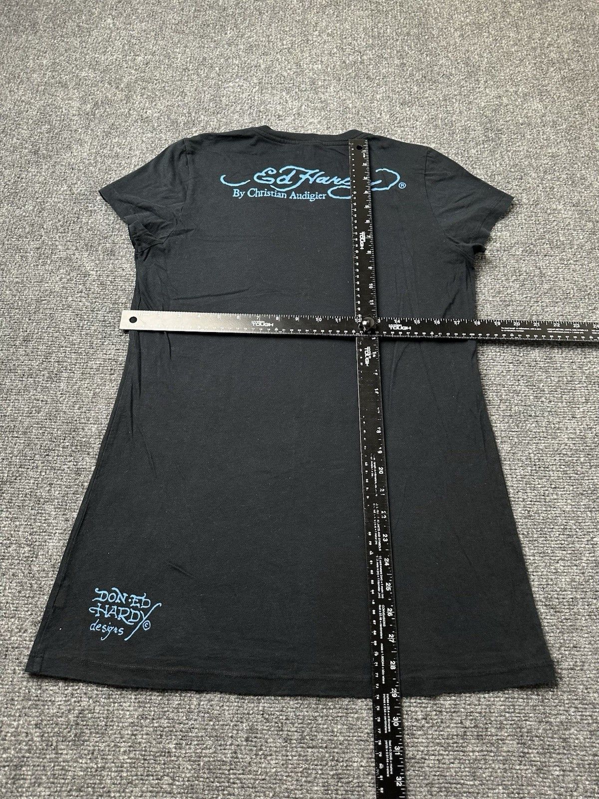 Ed Hardy Womens T-Shirt Ed Hardy Christian Audigier Black, Size L Size L / US 10 / IT 46 - 5 Thumbnail