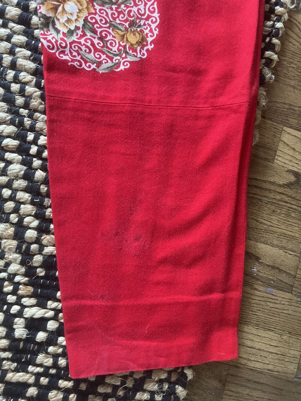 Yohji Yamamoto Yohji Yamamoto Pour Homme SS96 Red Medallion Pleated Pants Size US 32 / EU 48 - 5 Thumbnail