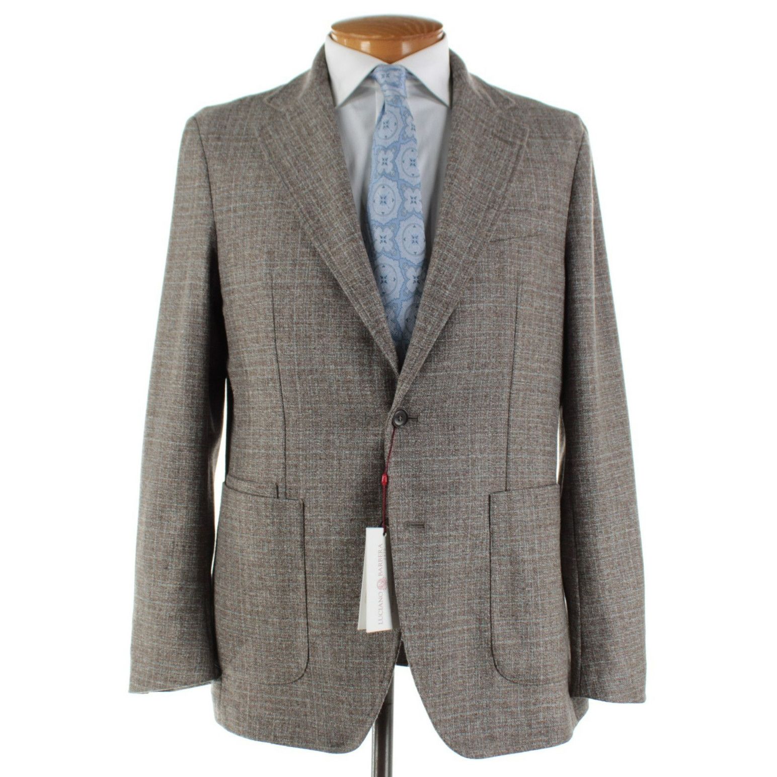 Luciano Barbera Luciano Barbera Sport Coat Size 44 US in Brown Size 44R - 1 Thumbnail