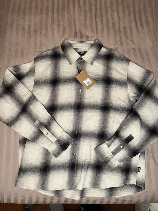 Stussy Stussy Hellshire Shadow Plaid Zip Shirt | Grailed