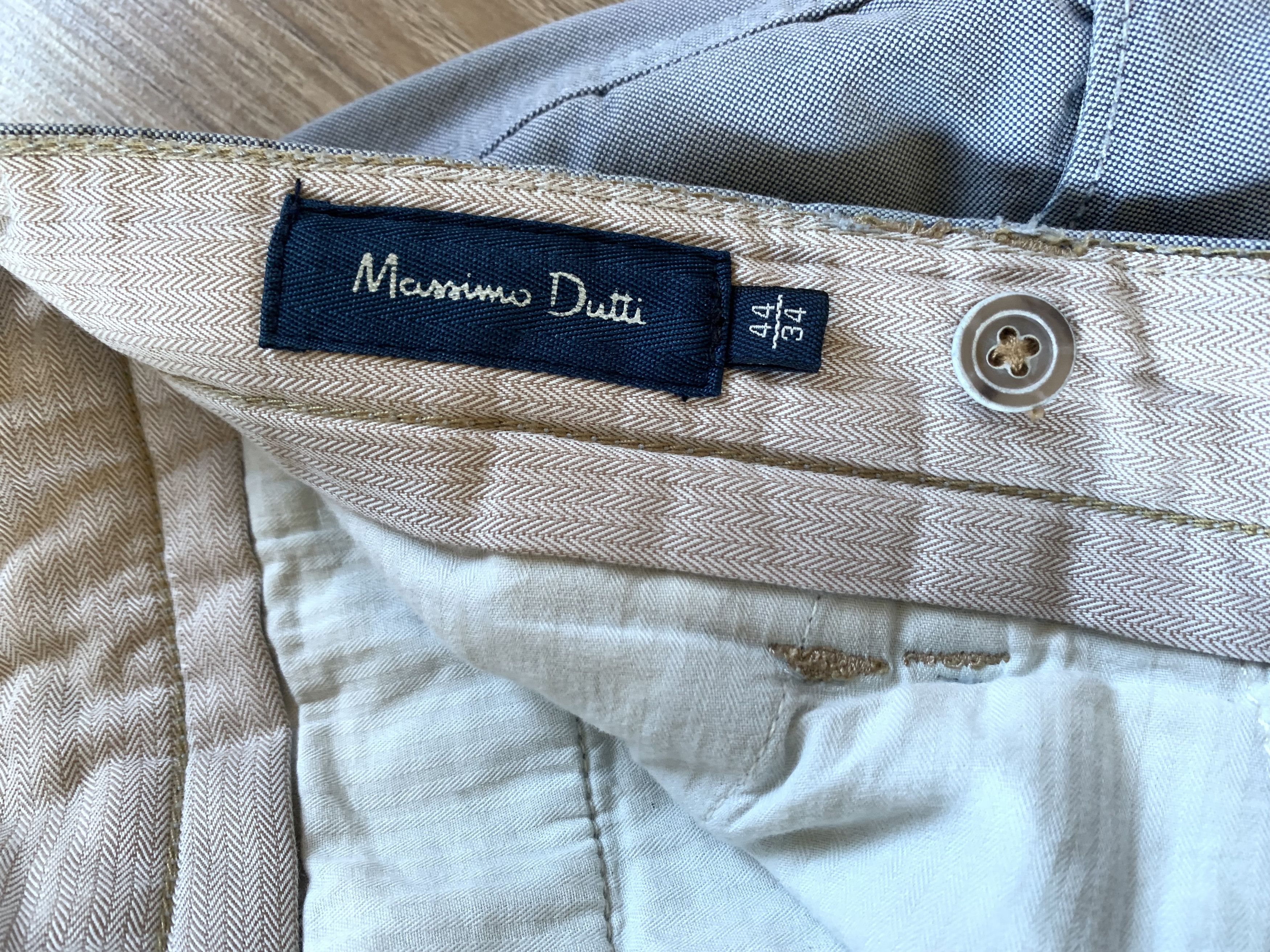 Designer Massimo Dutti Casual Cotton Pants Size US 34 / EU 50 - 6 Thumbnail
