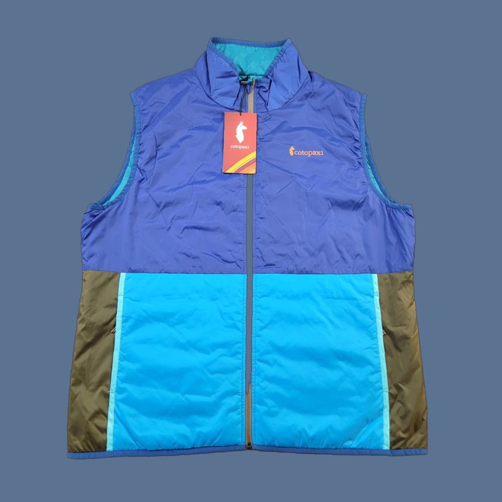 Cotopaxi Cotopaxi Teca Cálido Vest Mens XL Blue Green Puffer Zip Jacket Outdoor Insulated Size US XL / EU 56 / 4 - 1 Thumbnail