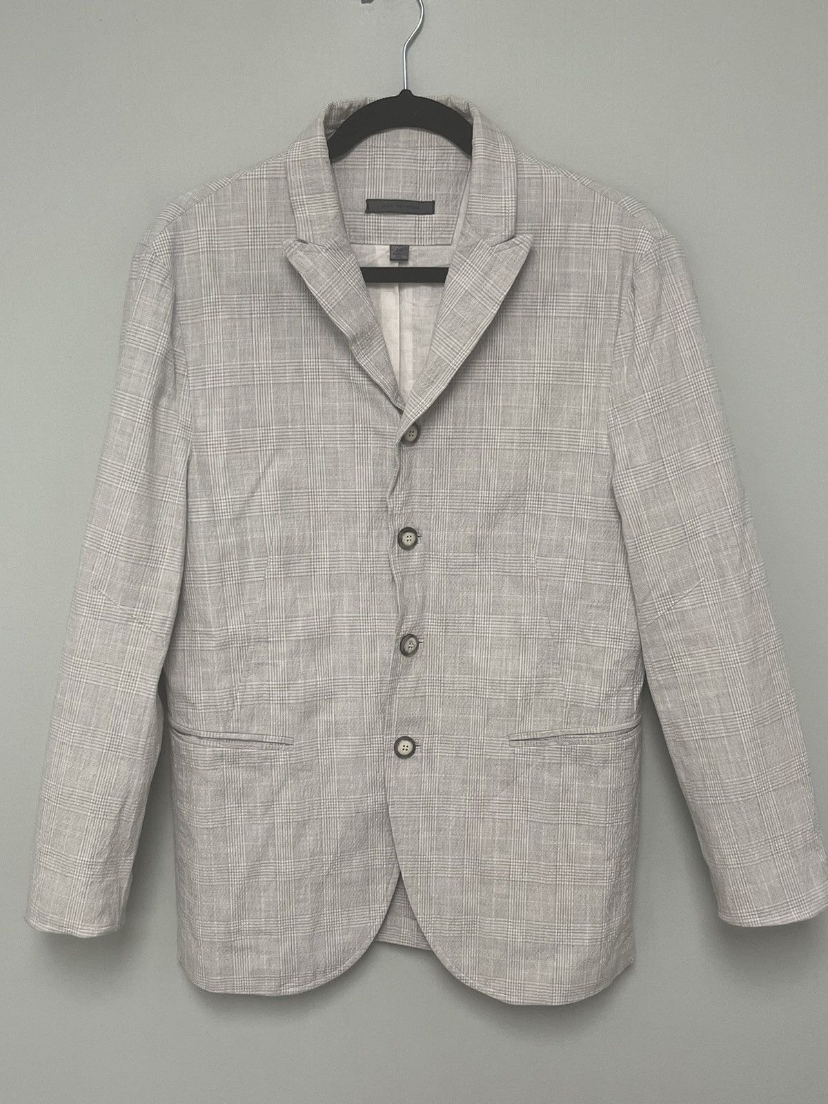 John Varvatos Seersucker Convertible jacket. 50 Size US M / EU 48-50 / 2 - 3 Thumbnail