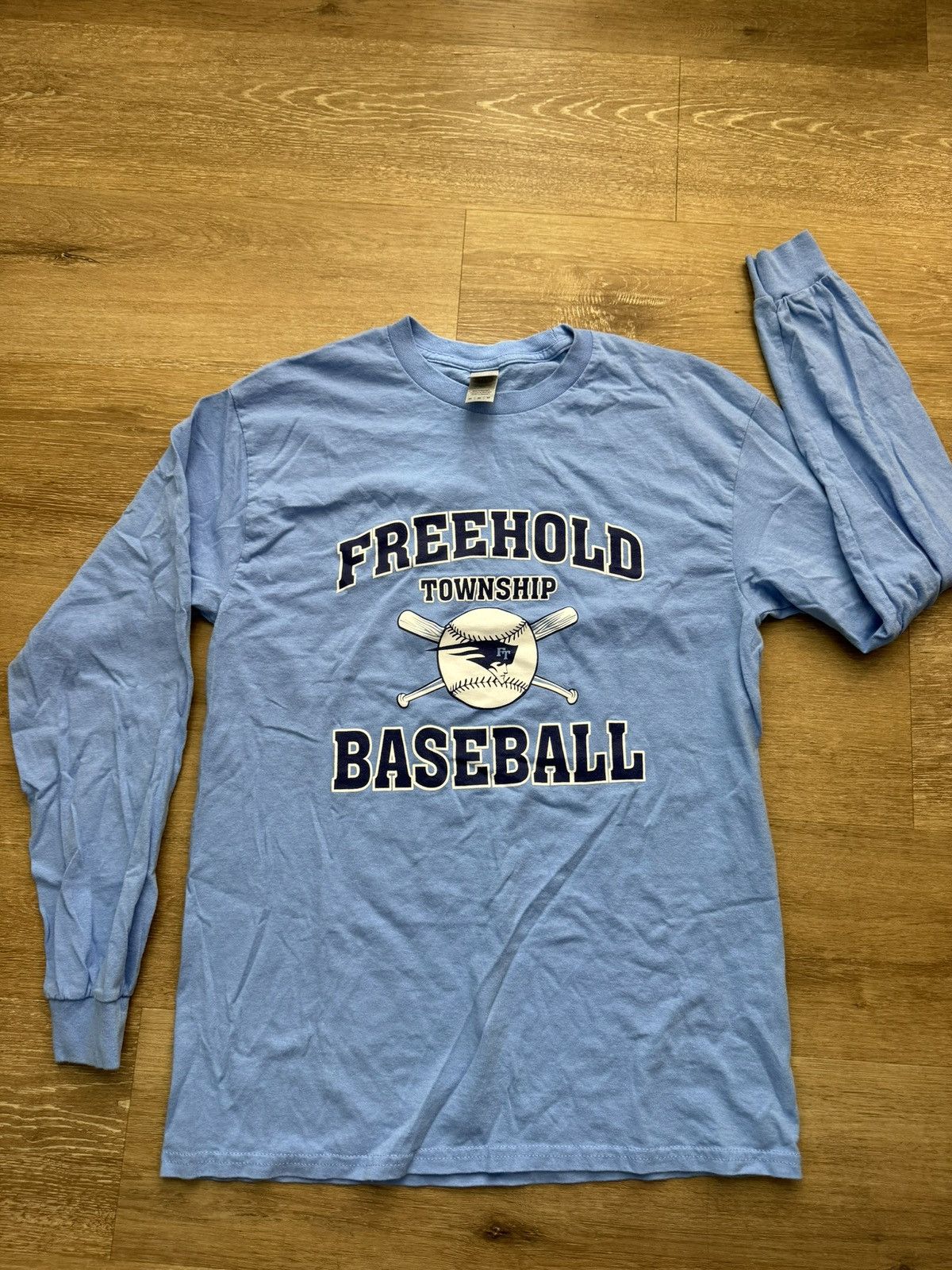 Vintage Y2K Freehold High School Baseball Long Sleeve - Blue/Medium Size US M / EU 48-50 / 2 - 7 Thumbnail