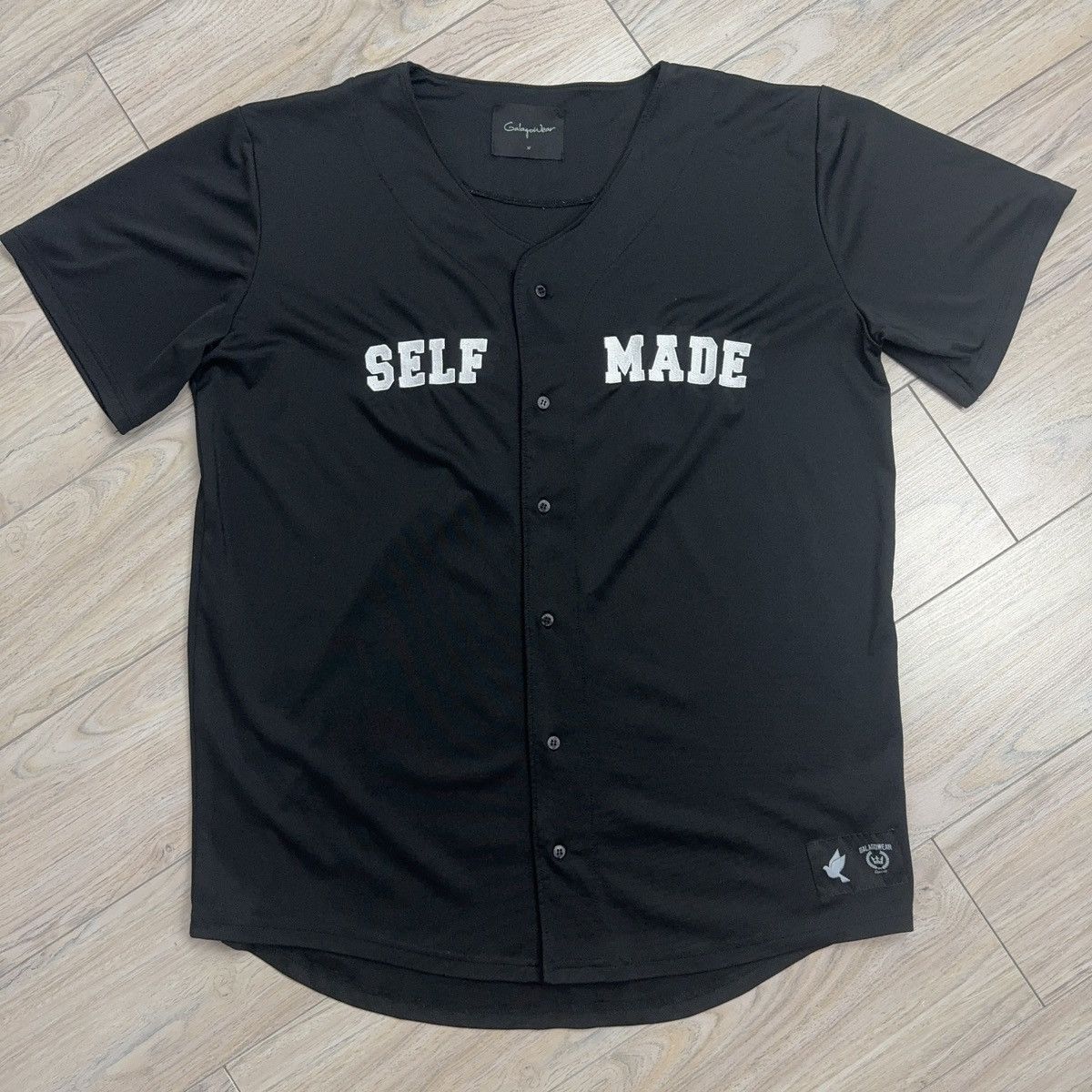 Other Vintage GalagoWear SELF MADE Embroidered Baseball Jersey Size US XL / EU 56 / 4 - 2 Thumbnail