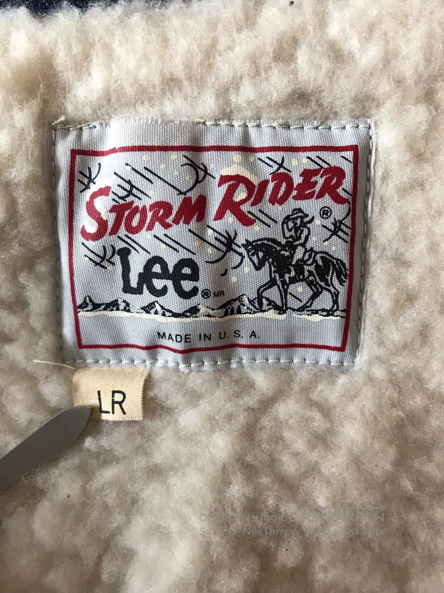 Lee 80s Lee Storm Rider Sherpa Lined Farm Coat. Size US L / EU 52-54 / 3 - 9 Thumbnail