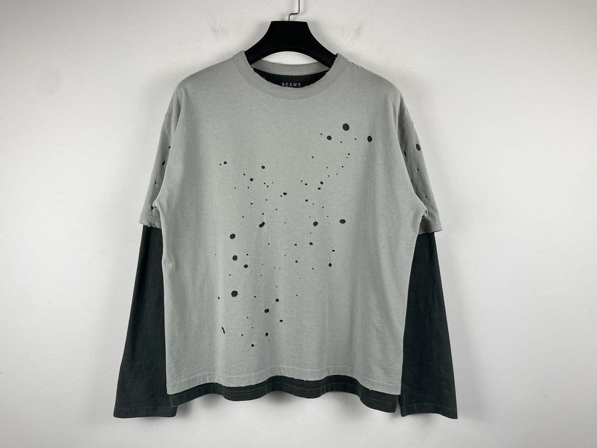 Beams Japan Beams Destroy Double Layer Tee Size US M / EU 48-50 / 2 - 5 Thumbnail