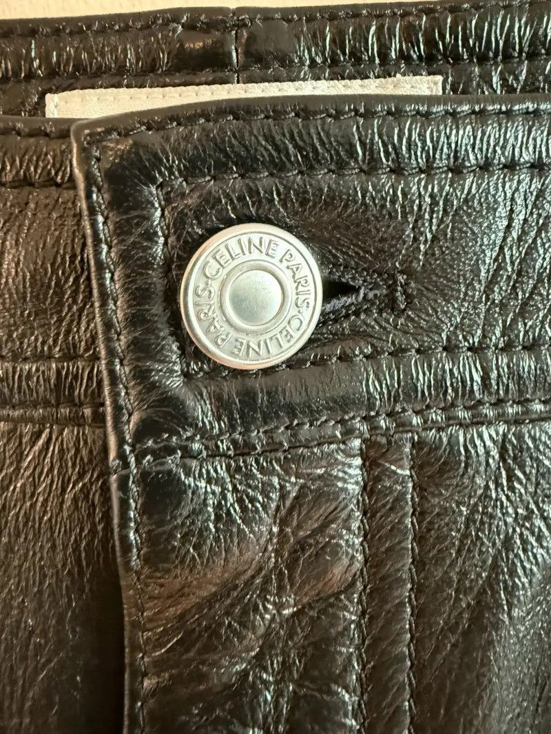 Celine Studded Leather Jeans Runway Size US 30 / EU 46 - 4 Thumbnail