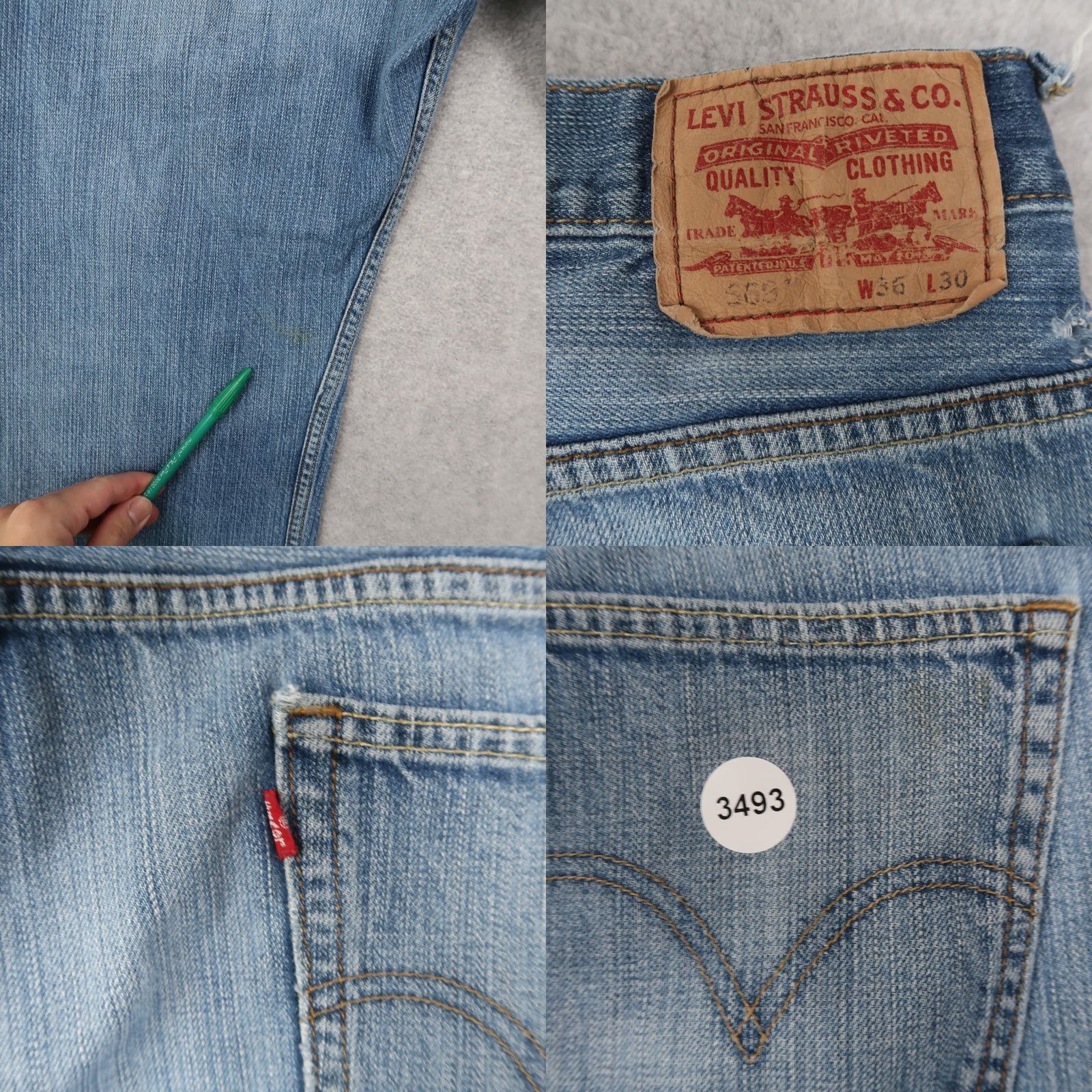 Levi's VINTAGE Levi's 569 Men Jeans Blue Denim Size 36x30 Loose Straight Relaxed Denim Jeans Men Blue 36 30 Levi's 569 Size US 36 / EU 52 - 10 Thumbnail