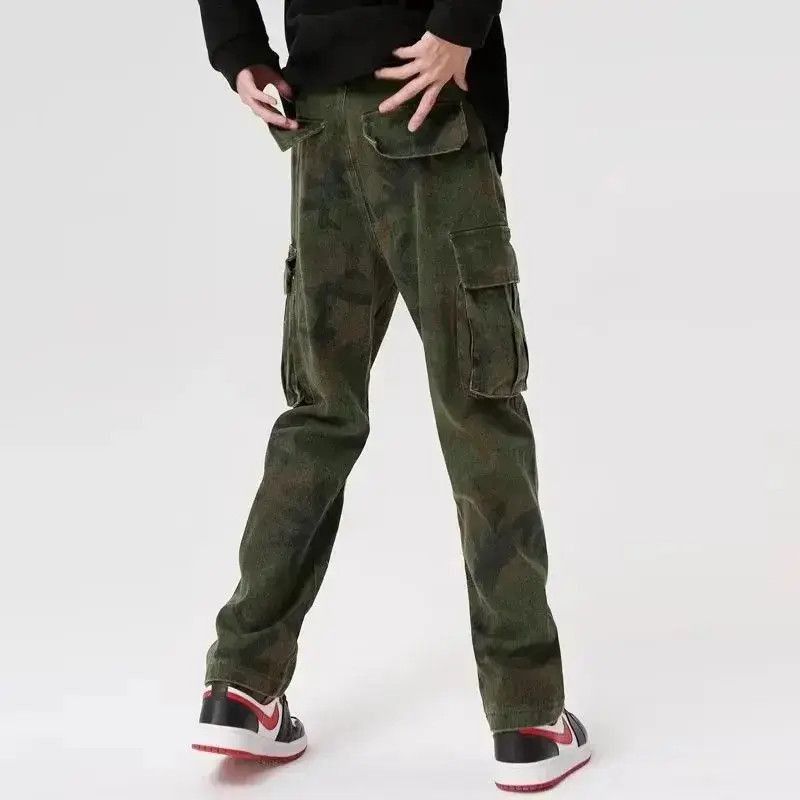 Japanese Brand Letters Cargo Stacked Denim Jeans Camouflage Size US 30 / EU 46 - 6 Thumbnail