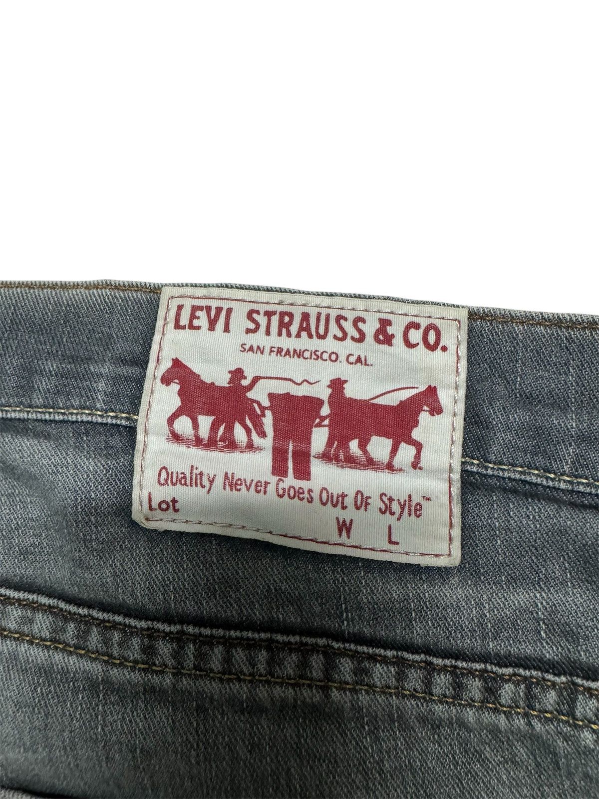Levi's THRASHED VINTAGE Y2K LEVI'S STONED WASHED DISTRESSED Size US 31 - 25 Thumbnail