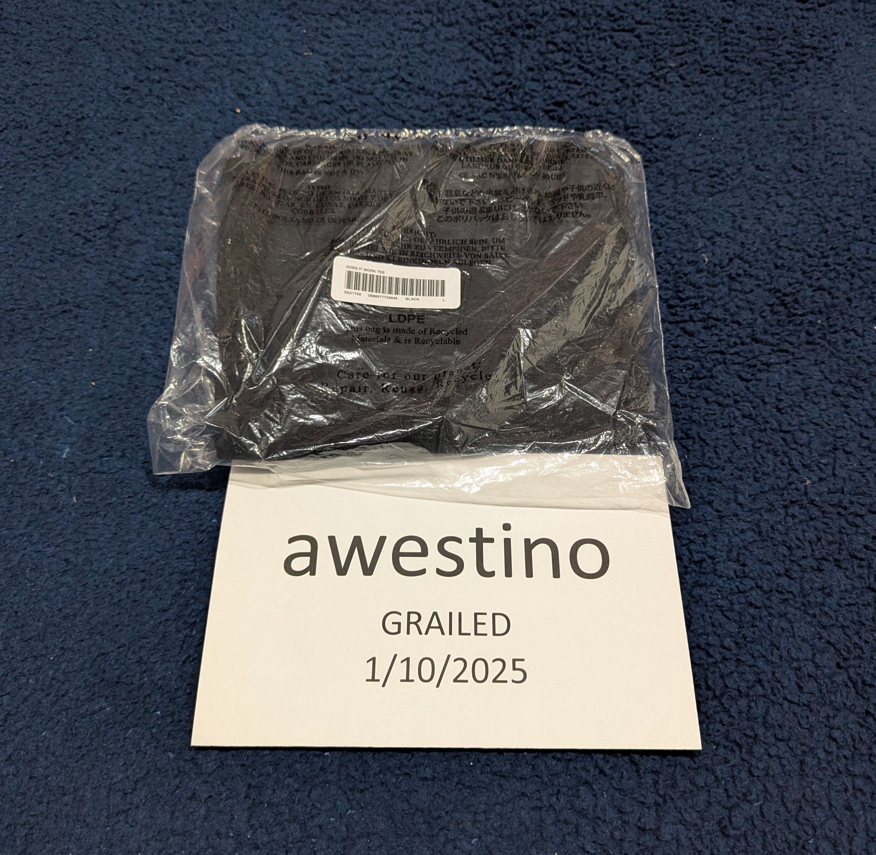 Supreme Brand New! Supreme S/S 21 Does It Work Tee (Black) Large Size US L / EU 52-54 / 3 - 4 Thumbnail