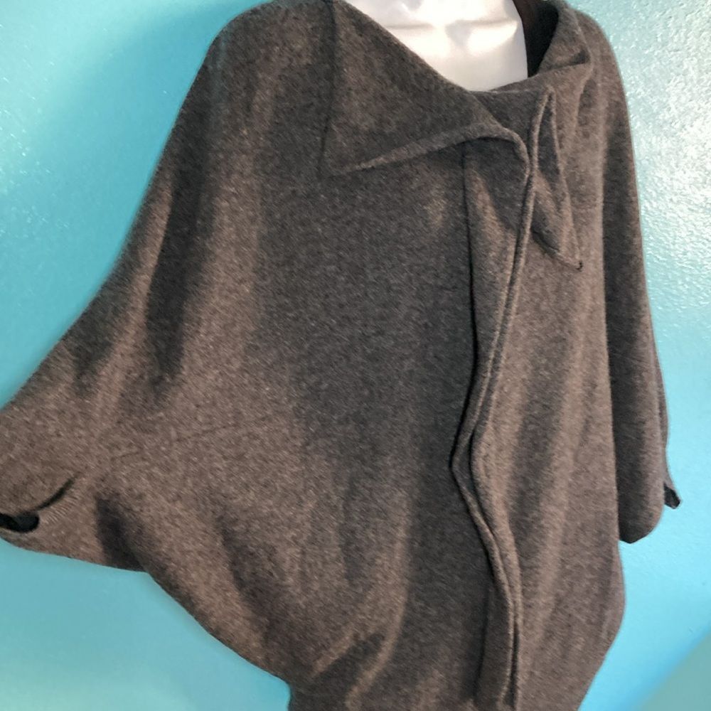 Vince Vince Womens Size L Gray Cashmere Pullover Dolman Sleeve Swe Size L / US 10 / IT 46 - 7 Thumbnail