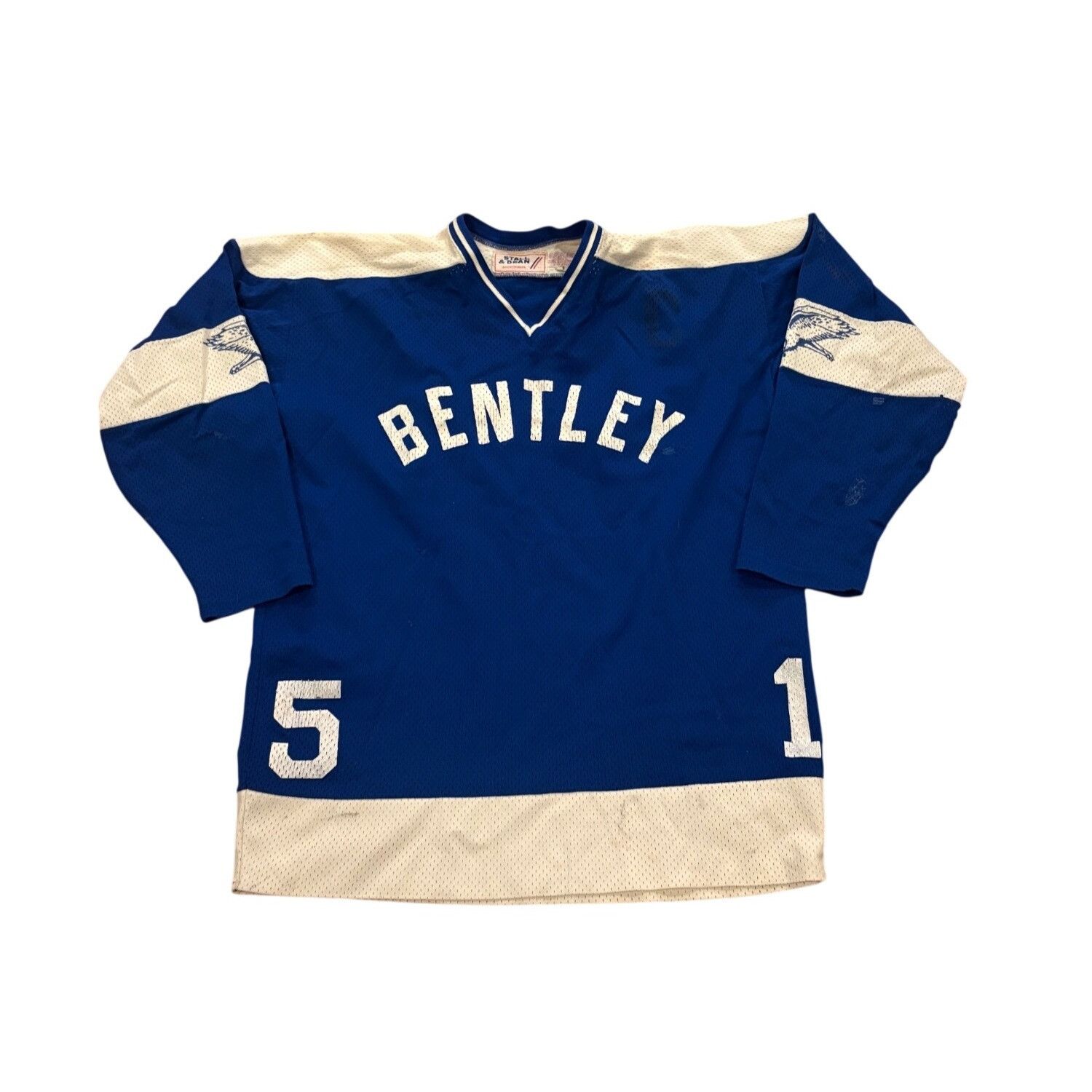 Stall and Dean Vintage Game Worn Bentley Falcons #15 Stall & Dean NCAA Hock Size US XL / EU 56 / 4 - 1 Thumbnail