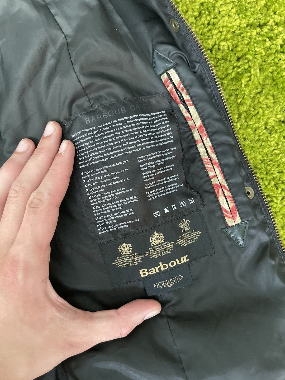 Barbour × Morris Barbour x Morris & co waxed jacket Size XL / US 12-14 / IT 48-50 - 4 Thumbnail