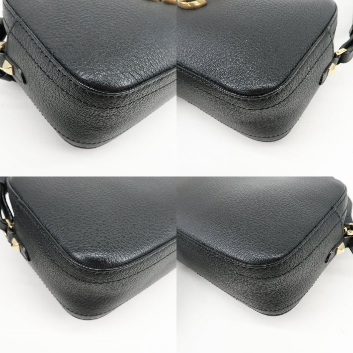 Jimmy Choo Jimmy Choo Varenne Camera Calfskin Crossbody Bag Black Size ONE SIZE - 4 Thumbnail