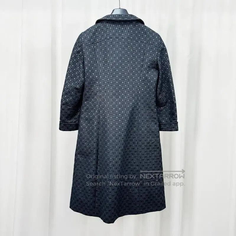 Max Mara MaxMara Black Cotton Blend Mid-Length Coat . Size S / US 4 / IT 40 - 2 Thumbnail