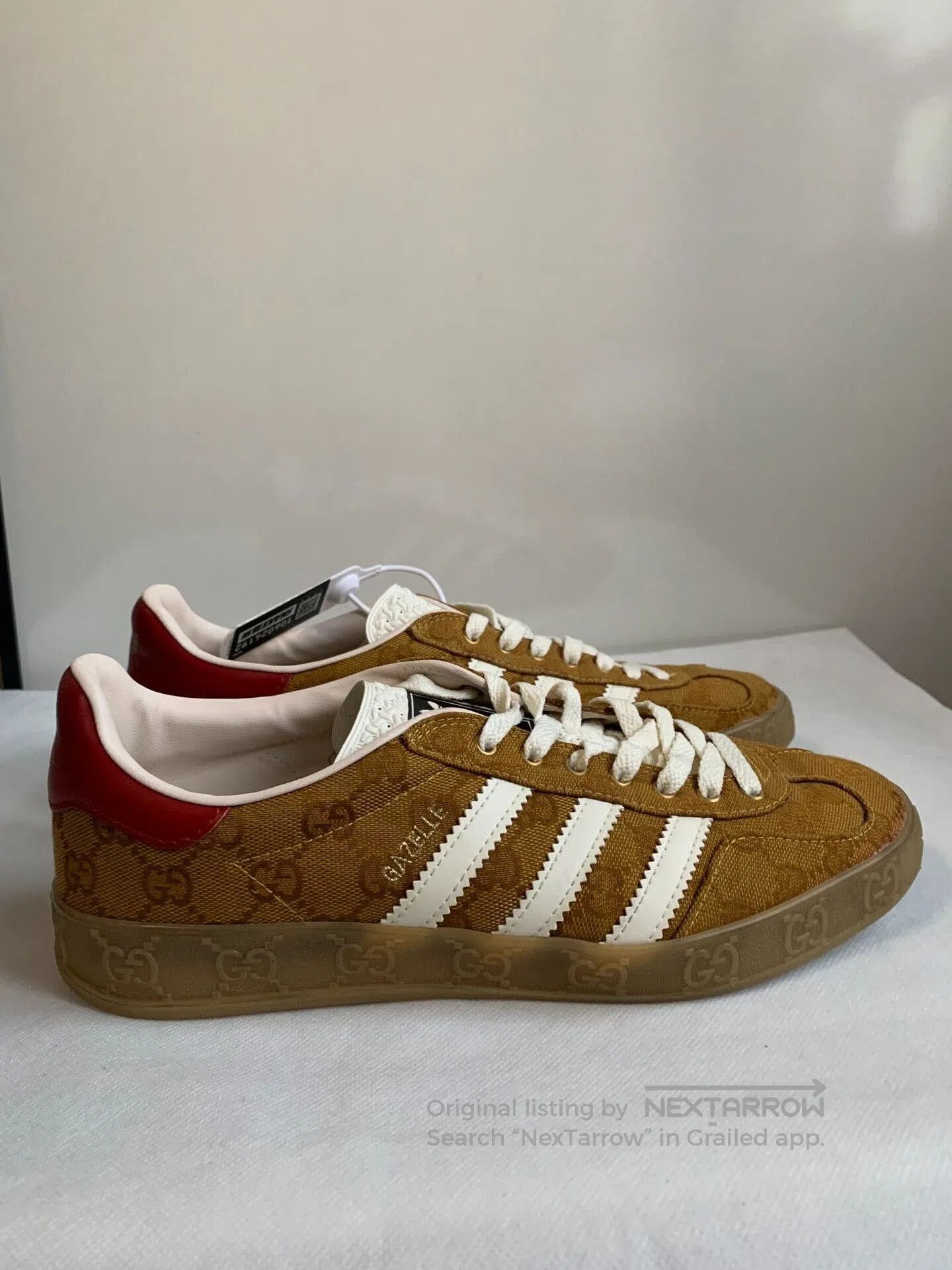 Gucci Gucci x Adidas Collaboration Trainers. Size US 8.5 / EU 41-42 - 3 Thumbnail