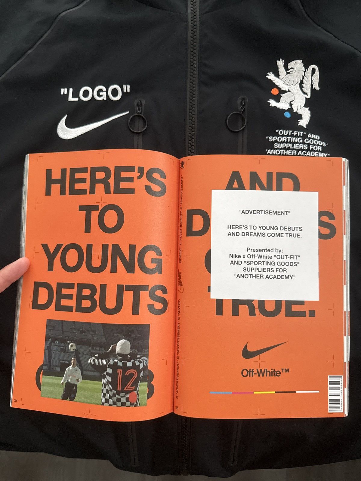 Nike × Off-White × Virgil Abloh Nike Lab Off White Mercurial NRG Track Jacket Size Medium Size US M / EU 48-50 / 2 - 18 Thumbnail