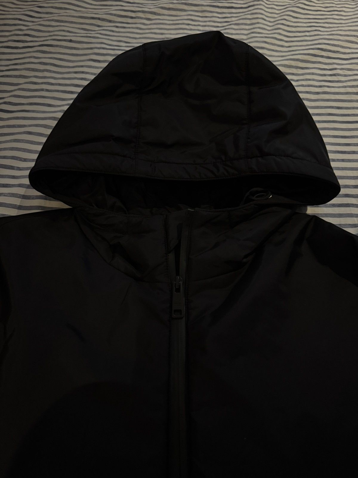 Prada Prada Milano Laminated Nylon Padded Jacket Blk Size 56 L/XL Size US XL / EU 56 / 4 - 14 Thumbnail