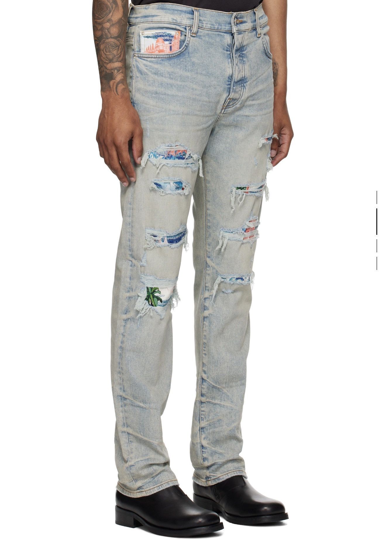 Amiri Amiri aloha thrasher jeans Size US 33 - 2 Thumbnail