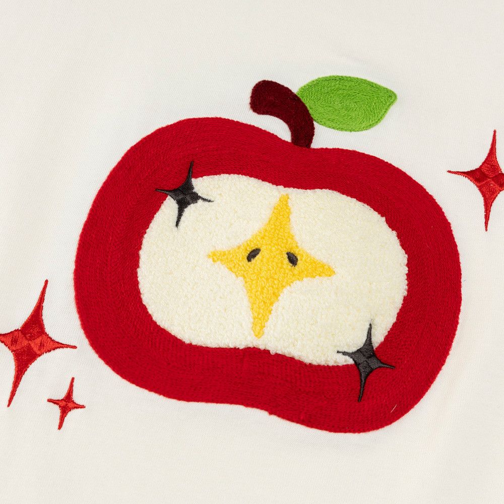Japanese Brand × Vintage Men's American street trend apple embroidered T-shirt Size US L / EU 52-54 / 3 - 4 Thumbnail