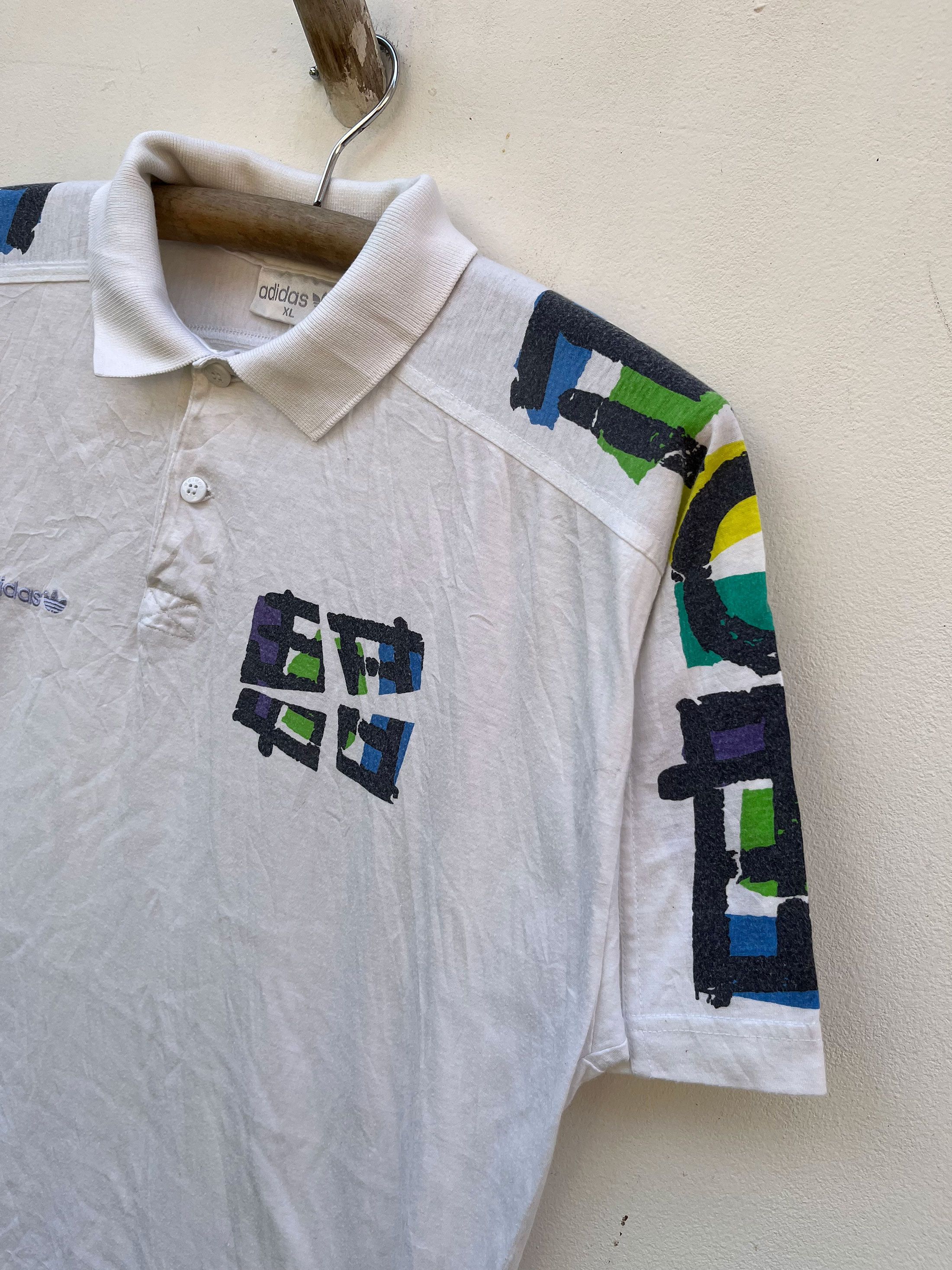 Sports Specialties Vintage Adidas Stefen Edberg Tennis Atp Tour Short Sleeve Size US XL / EU 56 / 4 - 3 Thumbnail